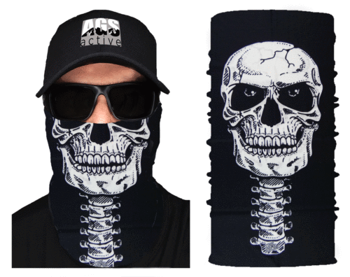 2 pcs Halloween Balaclava Face Mask Scarf Neck Skull Halloween Fishing Biker - Picture 7 of 8