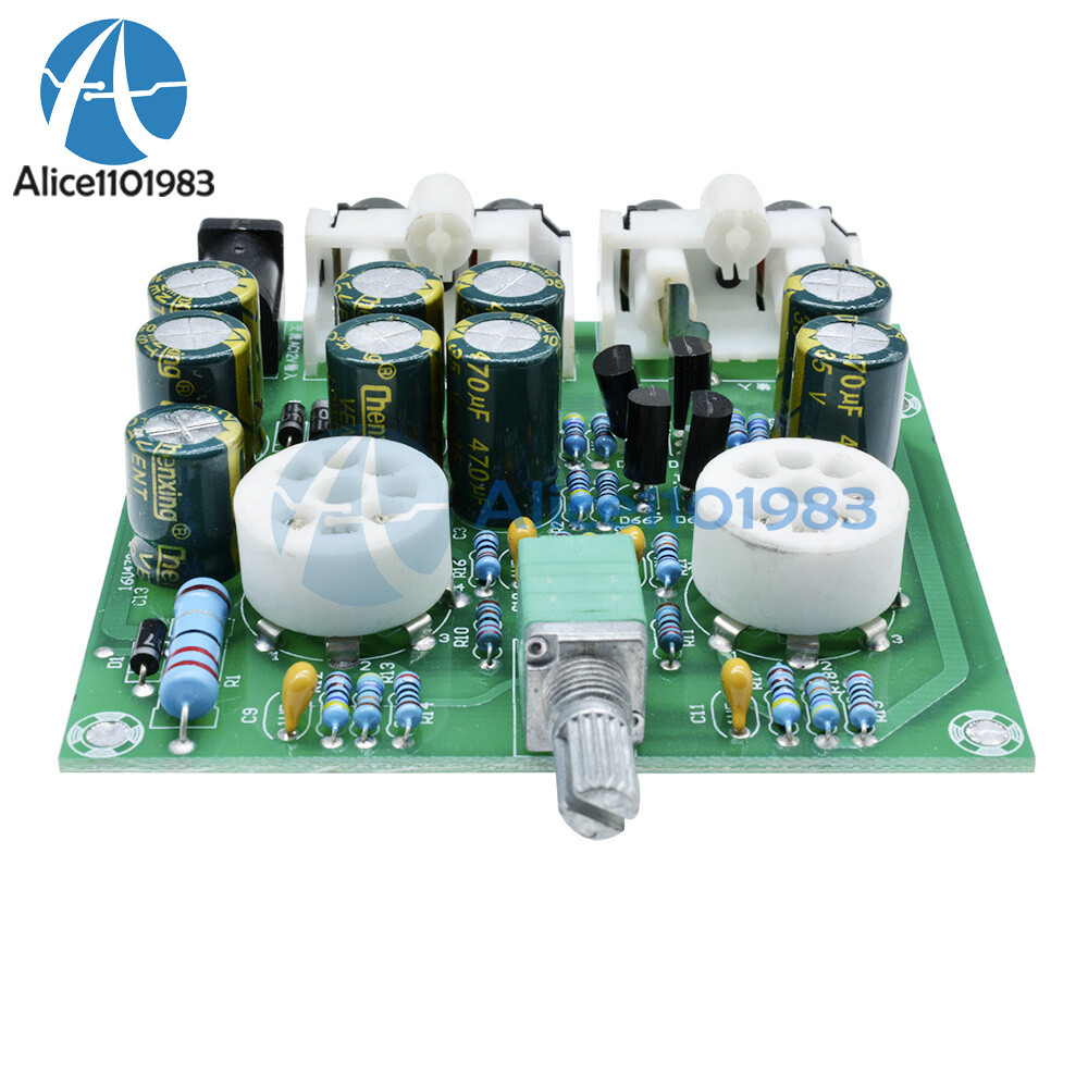 1 PIÈCE 6J1 Valve Pre-Amp Tube PreAmplifier Kit carte équipée audio EUR