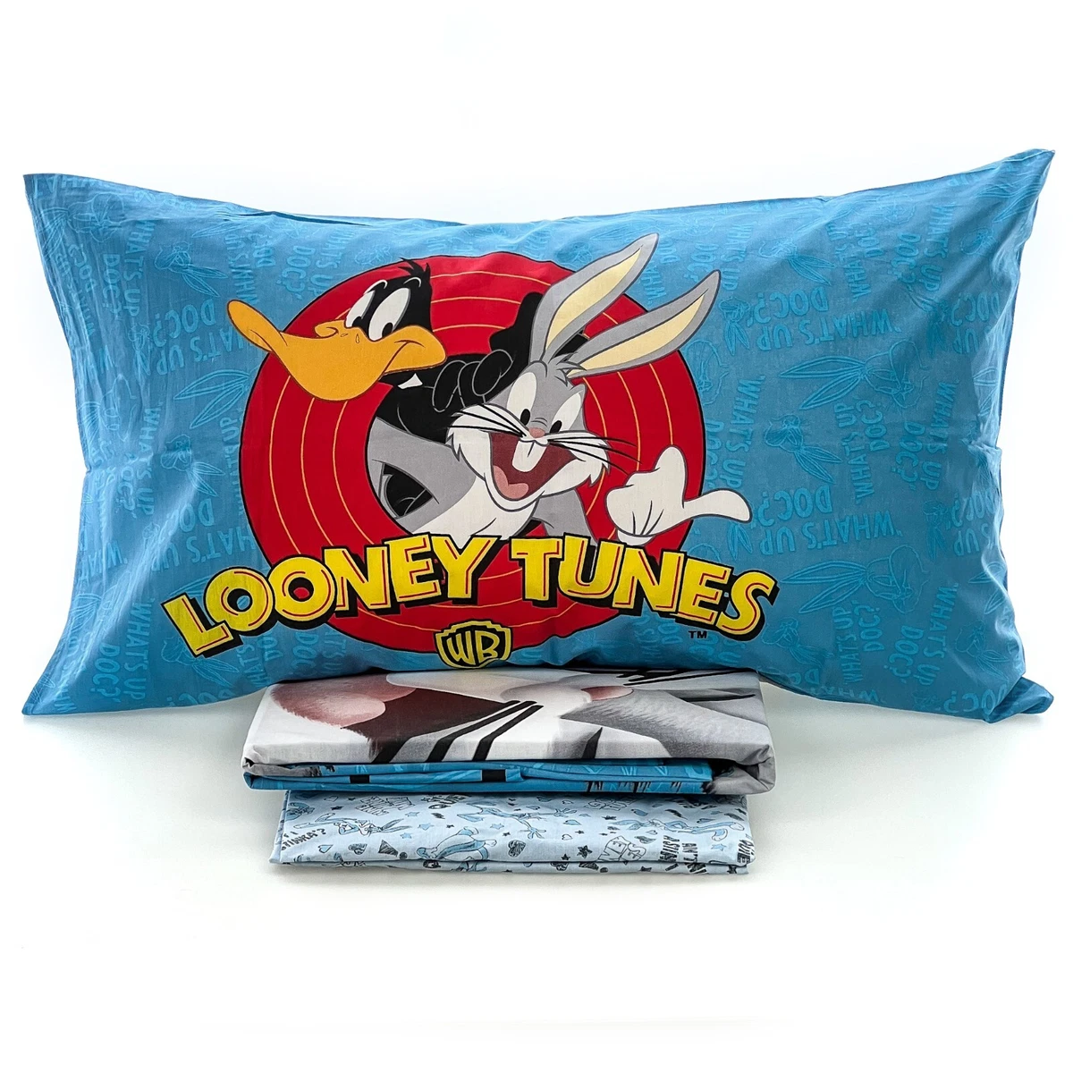 1998 WARNER BROS. Looney Tunes - Laying Daffy Duck - Borsa per fagioli