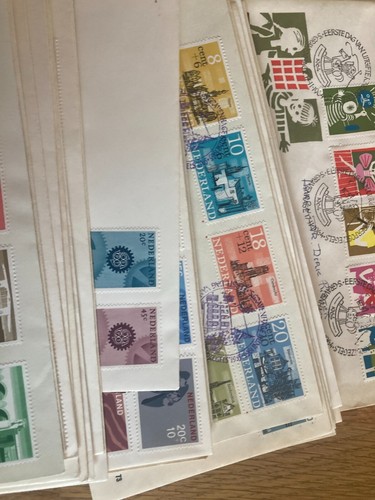 Netherlands 63 diff FDC covers between E12 and E99 all early minimum CV 450 euro - Picture 7 of 9
