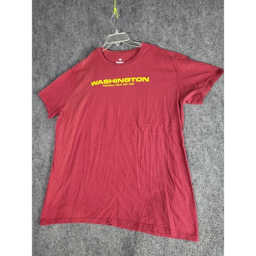 Fanatics Washington Football Team T-Shirt Graphic Tee Burgundy Men Sz XL NFL