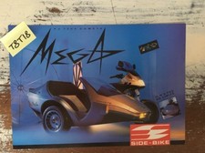 Lato-Bici Mega Cometa Sidecar Prospetto Motocicletta Opuscolo Pubblicità