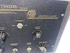 James Knights Co Crystal Oscillator Frequency Standard Rare Find WW 2 FS344