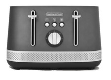 Morphy Richards Illumination Titanium 4 Slice Toaster in Grey 248022