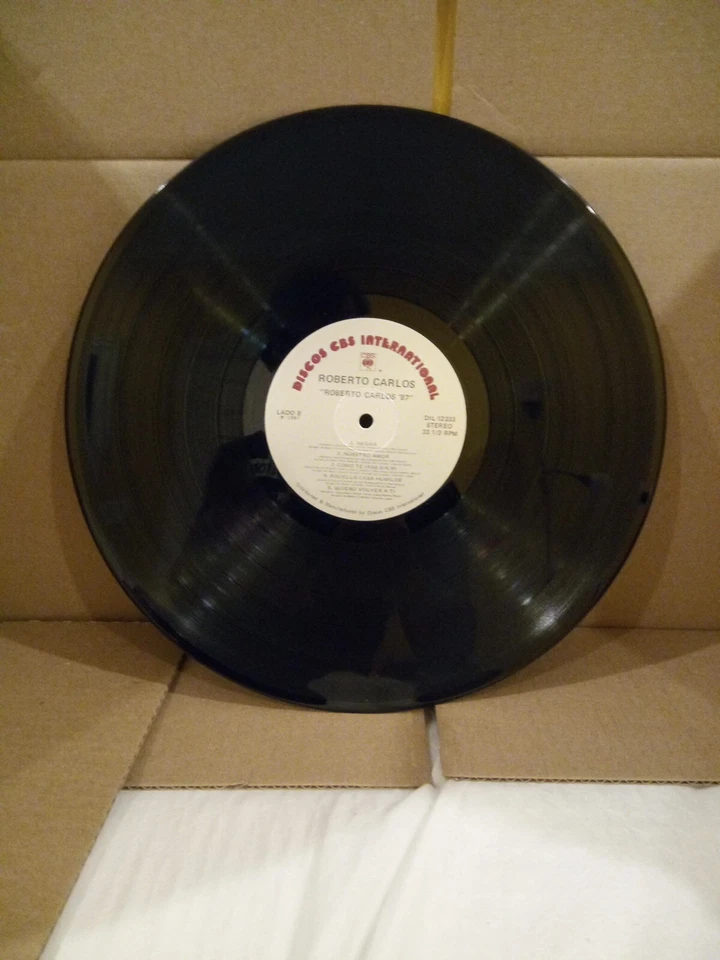 Roberto Carlos '87 En Espanol Roberto Carlos Latin LP 1987 CBS DIL-12333 LP EX - Image 4 of 4