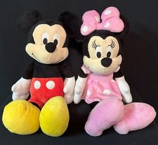 Disney 17" Mickey Mouse and Minnie Mouse Plush Stuffed Animal Set