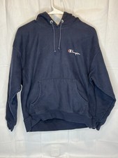 Champion Women s Reverse Weave Navy Blue Pullover Hoodie Size XL