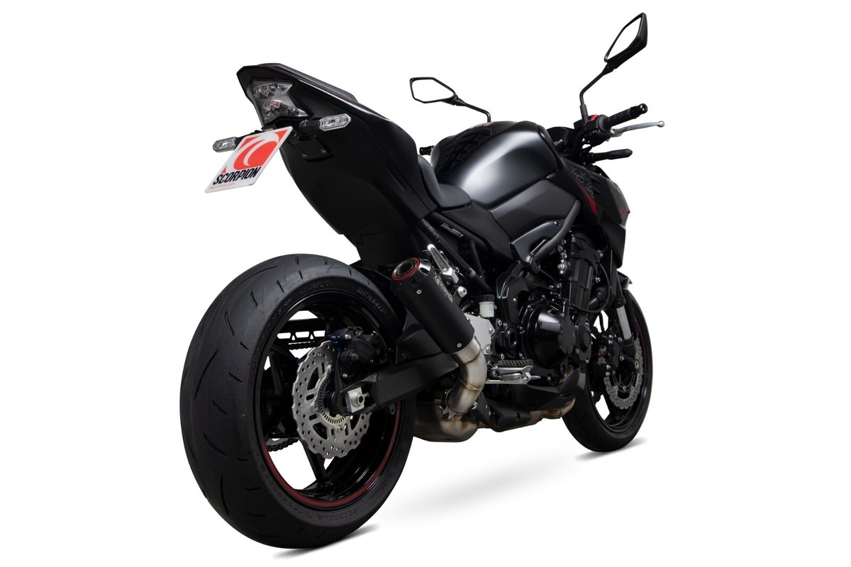 Scorpion Exhaust Red Power Slip-on Black Ceramic Kawasaki