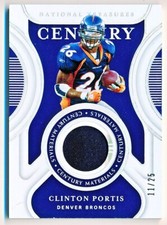 2021 National Treasures Clinton Portis Century Holo Silver Patch #CM-CLP (11/25)