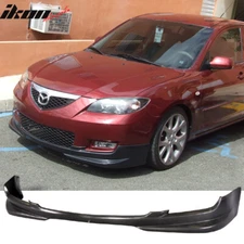 Fits 07-09 Mazda 3 S Model Sedan N1 Style Front Bumper Lip Spoiler Unpainted PU
