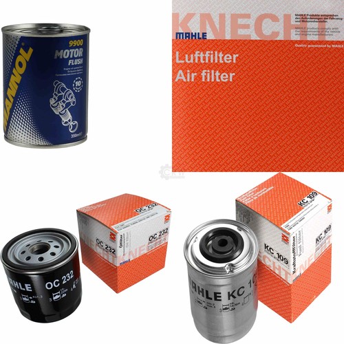 MAHLE Set Tagliando Completo – Filtro Olio, Aria E Carburante – Ricambi Originali Per Auto