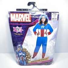 Disfraz de Sueño Capitán América Cozie Mono Pijama Marvel Comics Talla SM-MED