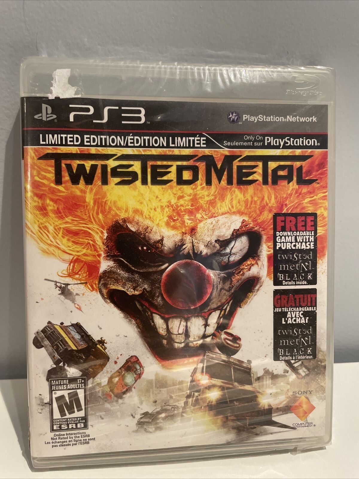 PS3 TWISTED METAL Limited Edition Game - video gaming - by owner