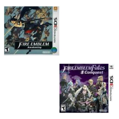 Fire Emblem: Awakening & Fire Emblem Fates: Conquest Nintendo 3DS Sealed Bundle