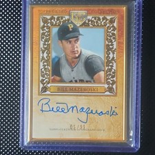 ⚾️ Topps 2022 Gilded Bill Mazeroski Gold Framed HOF Auto #HAFA-BM /99 Pirates ⚾️