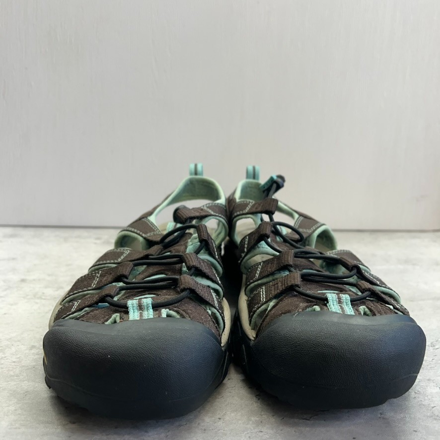 Sandali Keen Newport H2 marrone verde impermeabili da trekking outdoor donna taglia 9 5