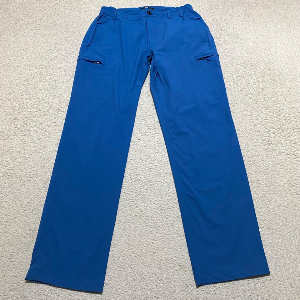 Mier Womens sz 10 Pants Blue Cargo Straight High Rise Tactical Outdoor Hiking