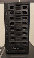 IO CREST Hard Drive Enclosure Supports Multi Bay via USB and eSATA Interface, Bl