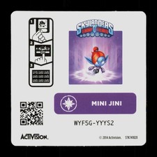 Mini Jini Skylanders Trap Team 2014 Activision Sticker