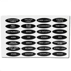 Five Oceans Boat Switch Panel Labels, 28 Pcs per Sheet - FO3929