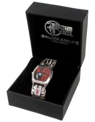 Fullmetal Alchemist Fullmetal Watch Wristwatch Limited Edition Mens Silver