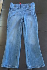 Spanx Jeans Womens Small Vintage Indigo Cropped Kick Flare Pants Denim 20541R