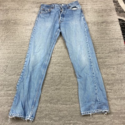 VTG Levis 501XX Jean Ladies 30 Blue 6501 0116 Womens Buttonfly 30x30 Men 70s 80s