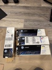 Genuine HP 215A Toner Set of 4 - Opened Box, 2021 - UNTESTED, USED READ DESC