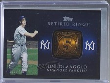 2012 Topps Retired Rings 153/736 Joe DiMaggio #RR-JD HOF 2po