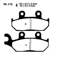 Bremsbelag BremsbeläGe EBC FA172R Vorne FüR Yamaha XTZ 660 H Tenere 1991-1998