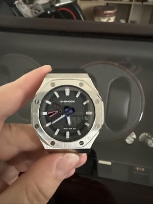 Custom Casio G-Shock GA-2100 Watch - Casioak Case  Mod