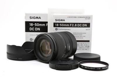 [Fast neuwertig mit Box] SIGMA 18-50 mm F/2.8 zeitgenössisches DC DN...