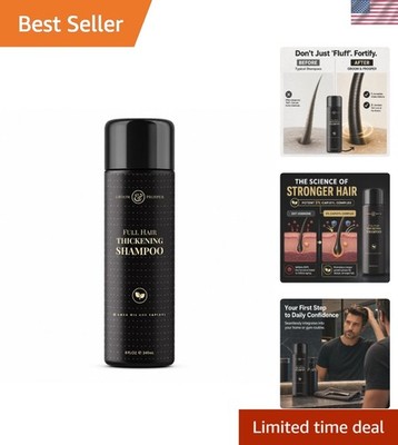Revitalize Thinning Hair with 5% Capixyl Shampoo for Men - 8 oz, Gentle Cleanse