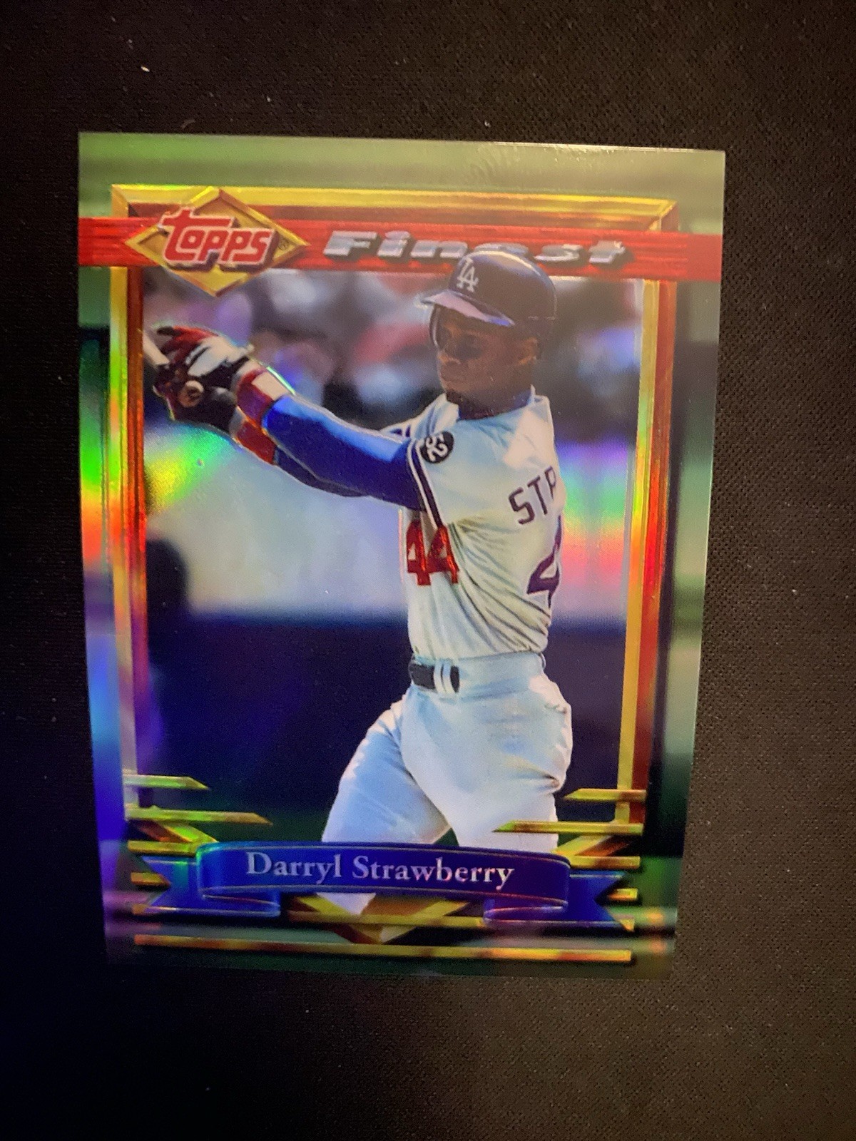 1994 Topps Finest - Darryl Strawberry #87 Refractor
