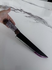 Fake Knife- With Fake Blood - Halloween Or Custom Accessory