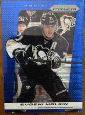 2013-14 Panini Prizm Prizms Blue PULSAR Evgeni Malkin Pittsburgh Penguins #71