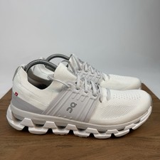 Womens On Cloudswift 3 White Knit Athletic Running Sneakers Shoes Size 10 M EUC
