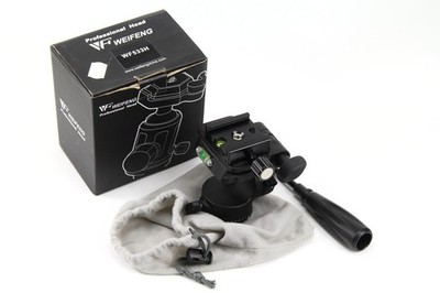 Weifeng WF-533H 2 Way Fluid Video Tripod Head plus Arca Clamp