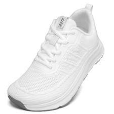 Men's Wide Toe Box Shoes Cushioned Road Running Shoes Non Slip Mens Walking S...