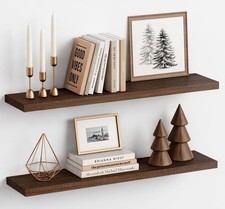 36 Inch Floating Shelves Wall Set of 2 Large Long Wall Shelves Living Room Decor