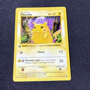 1st Edition Shadowless Pikachu | eBay