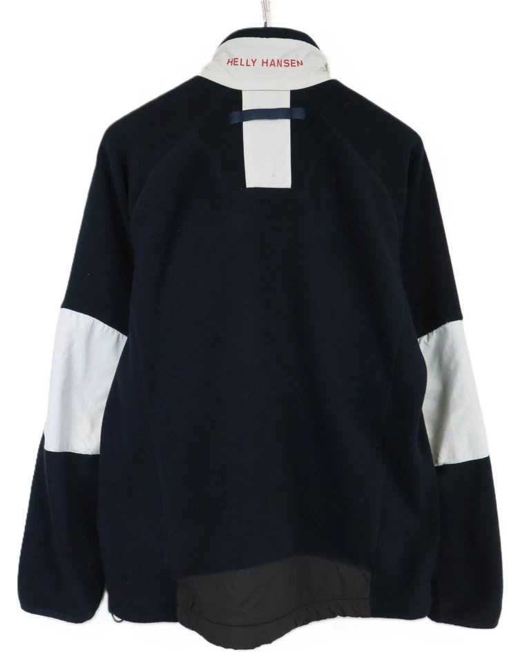 Sudadera Helly Hansen Hombre 2XLARGE Azul Oscuro Cuello Alto Logo Cremallera Completa Vellón Foto 2 de 4