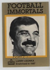 1985-88 Football Immortals Larry Csonka #137 HOF 1oa8