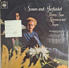 Simon & Garfunkel Parsley Sage, Rosemary & Thyme Vinyl Record LP VG/G+ CBS62860