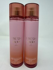 2x Bath  Body Works Fresh Musk Fine Fragrance Mist 8 Oz For Hair  Body