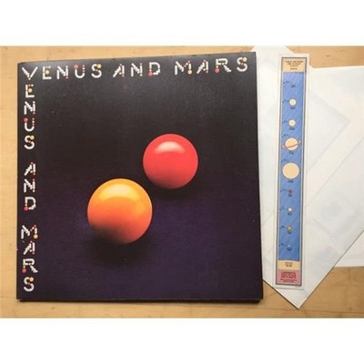 WINGS VENUS AND MARS (POSTER) LP G/FOLD COVER + INNER SLEEVE WITH 2 POSTERS AND