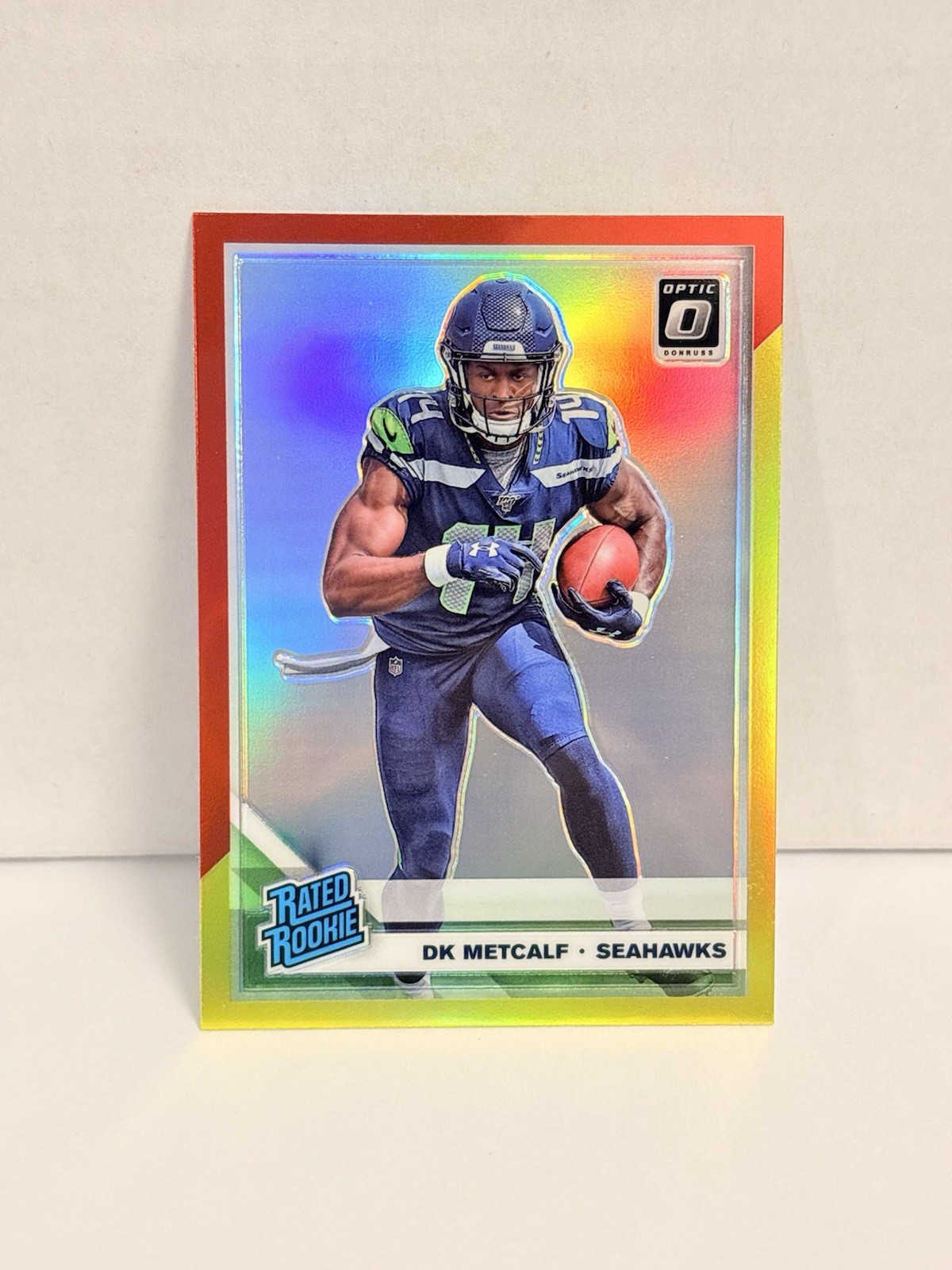 DK Metcalf 2019 Panini Donruss Optic Rated Rookie#163 Holo Prizm (RC) Seahawks
