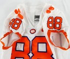 2017-22 Clemson Tigers #88 Game Issued Pos Used White Jersey Football NP R 42 70 — photo 6