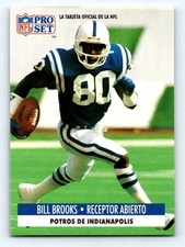 1991 Pro Set Spanish #174 Bill Brooks Fresh Break EX-EXMINT