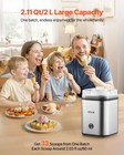 Ice Cream Maker, 2.11 Qt. Large Capacity, Electric Automatic Ice-Cream Machine,